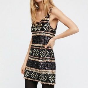 Free People | Sequined Mini Dress